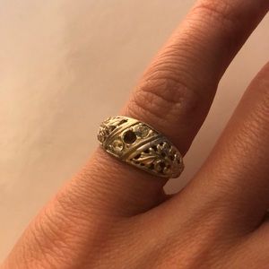 925 Silver Ring Size 5.75 CZ